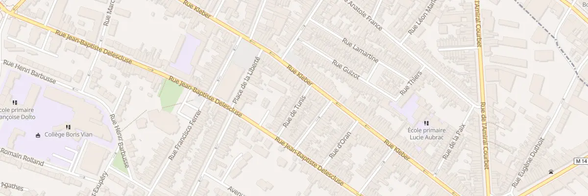 Plan du 27 Rue de Tunis à Croix