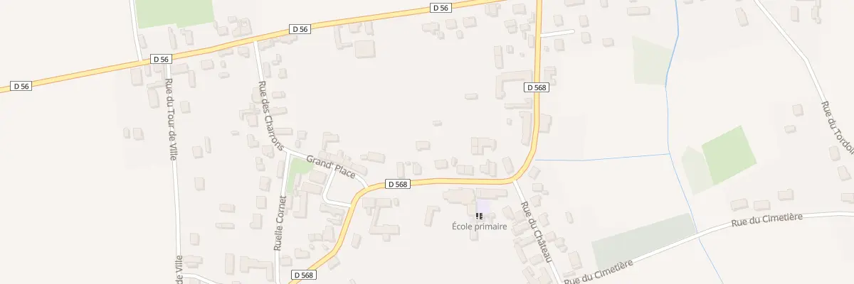 Plan du 74 Rue de l’Eglise à Cugny