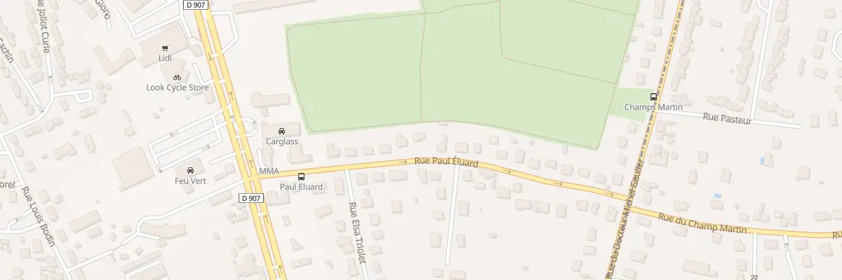 Plan du 15 Rue Paul Eluard à Varennes-Vauzelles