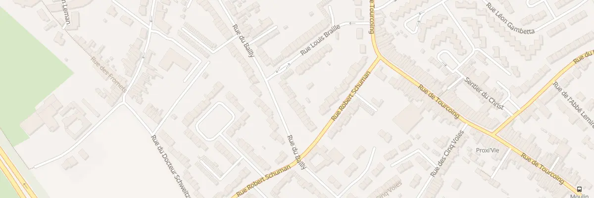 Plan du 77 Rue du Bailly à Neuville-en-Ferrain
