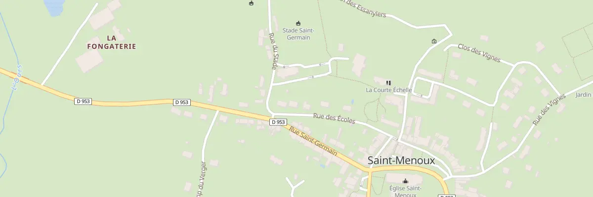 Plan du 28 Rue des Écoles à Saint-Menoux