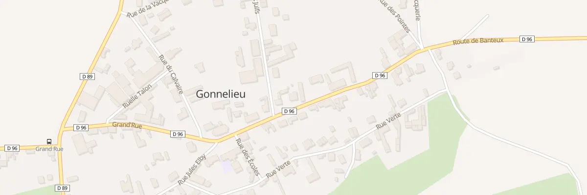 Plan du 133 Rue de Banteux à Gonnelieu