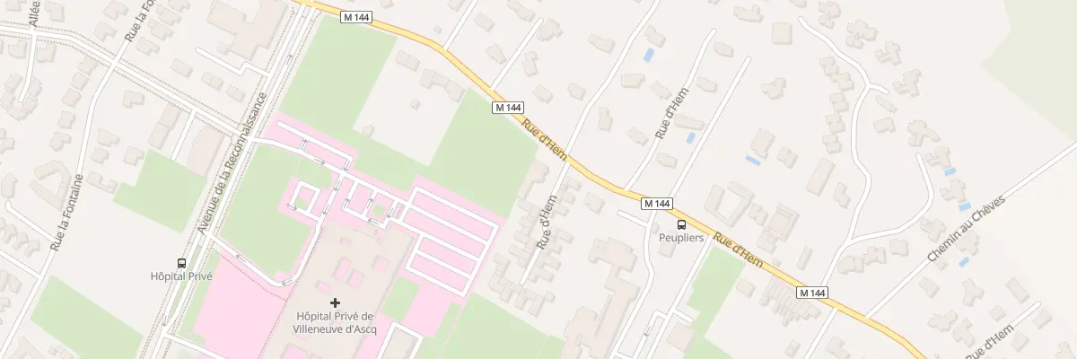 Plan du 115 Rue d’Hem à Villeneuve-d’Ascq