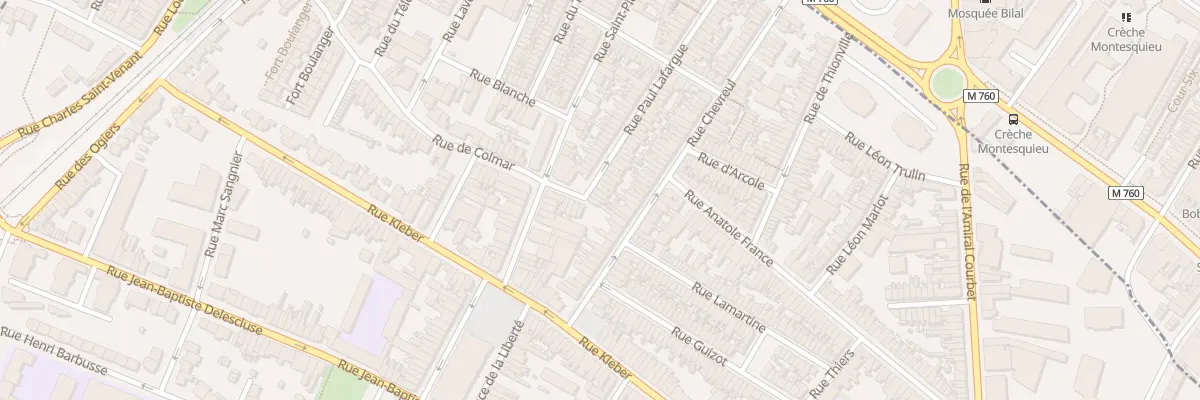 Plan du 6 Rue Paul Lafargue à Croix