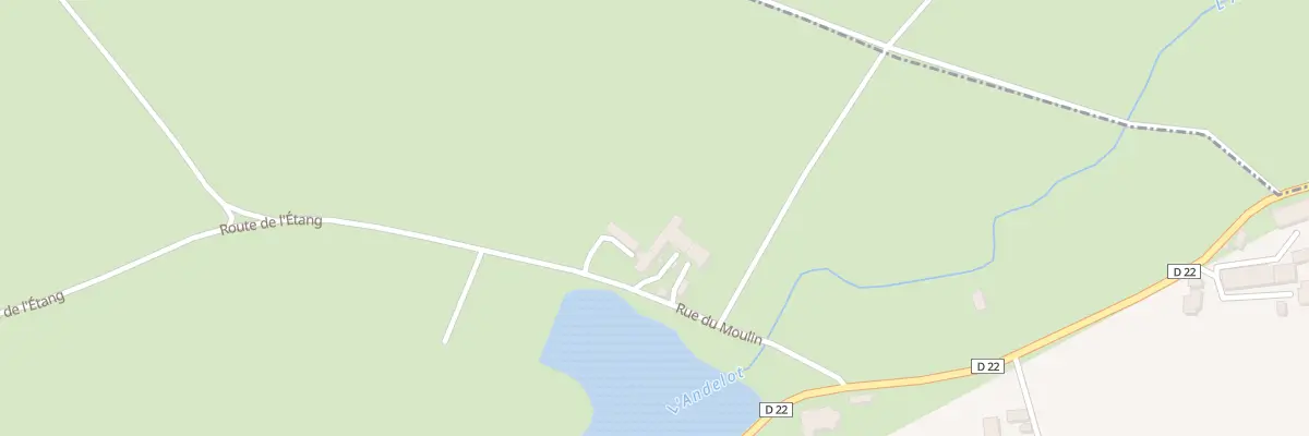 Plan du 4 Rue du Moulin à Vensat