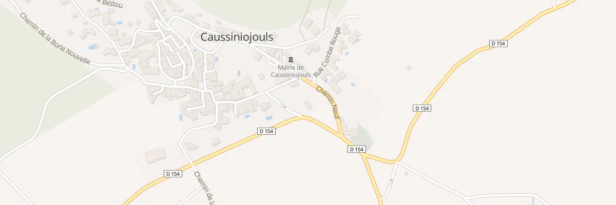Plan du 2 Rue de l’Ancien Puits à Caussiniojouls