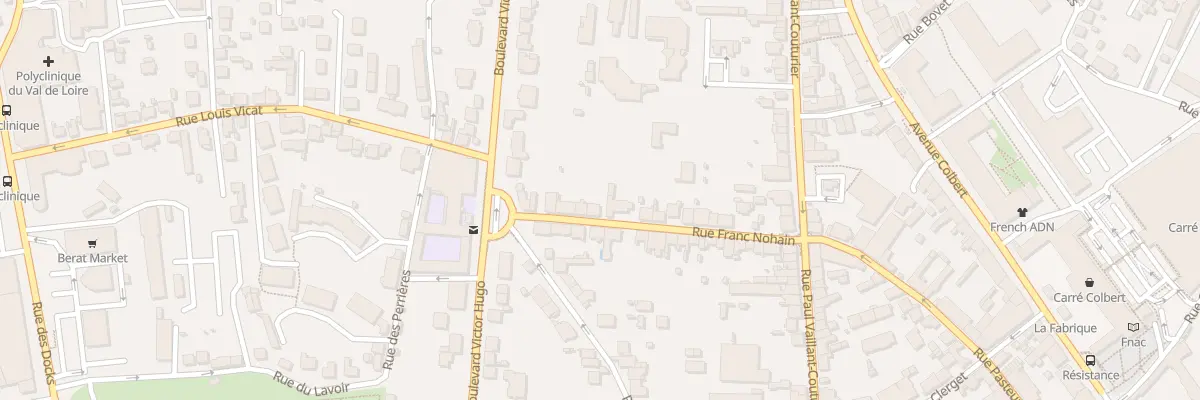 Plan du 18 Rue Franc Nohain à Nevers