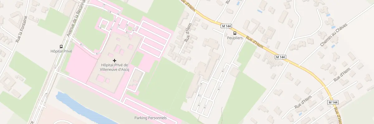 Plan du 113H Rue d’Hem à Villeneuve-d’Ascq