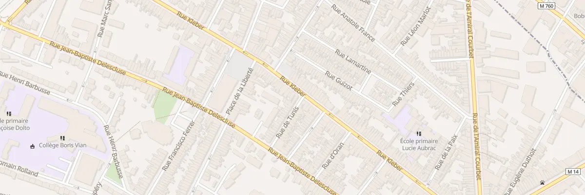 Plan du 125 Rue Kléber à Croix