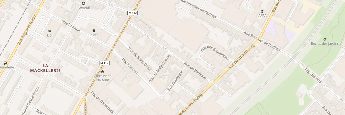 Plan du 57 Rue de Béthune à Roubaix