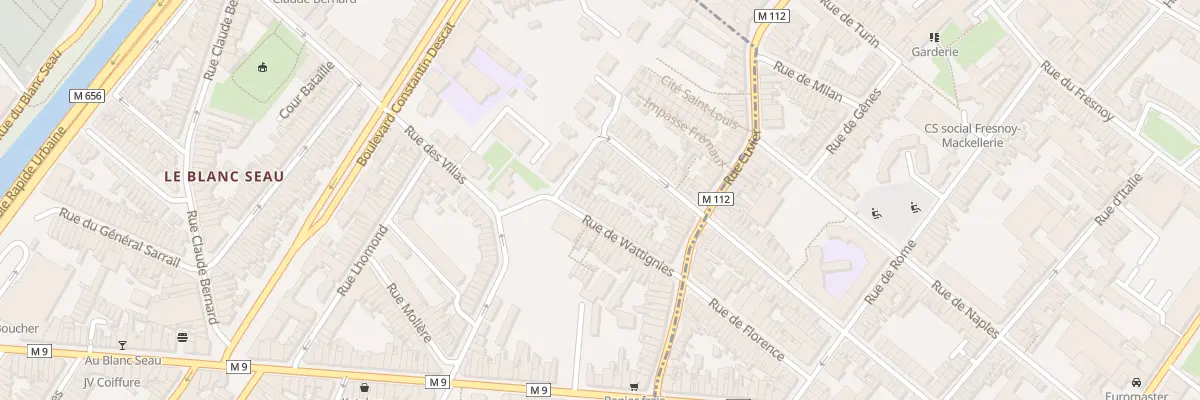Plan du 32 Rue de Wattignies à Tourcoing