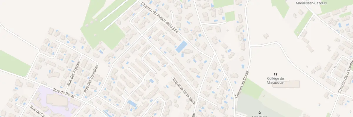Plan du 114 Rue de l’Estornel à Maraussan