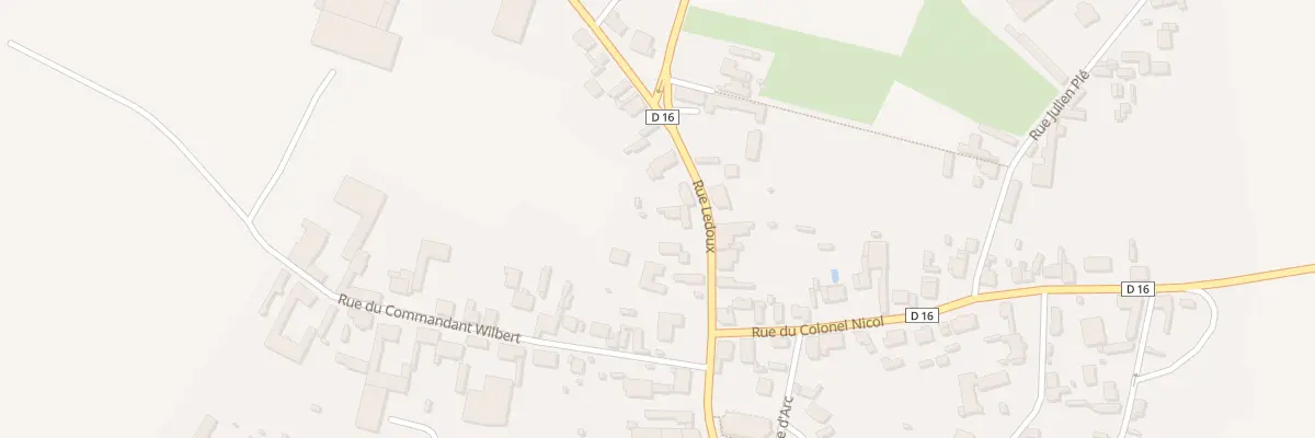 Plan du 11 Rue Ledoux à Villers-Guislain