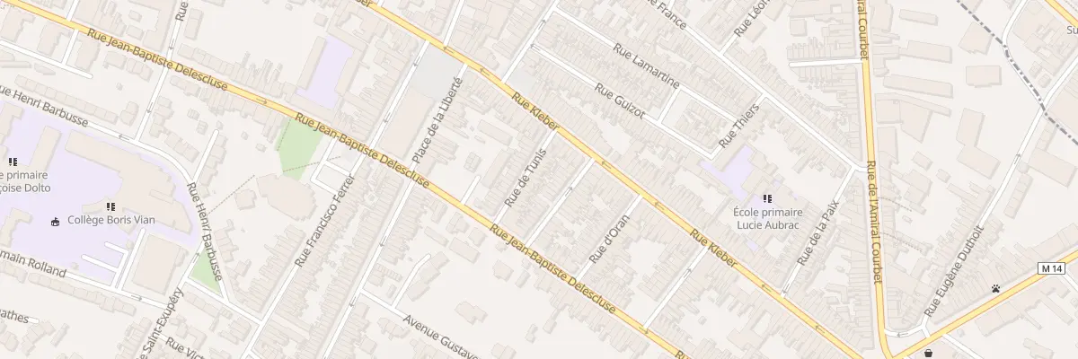 Plan du 22 Rue de Tunis à Croix