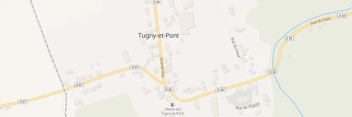 Plan du 28 Gr Gde Rue à Tugny-et-Pont