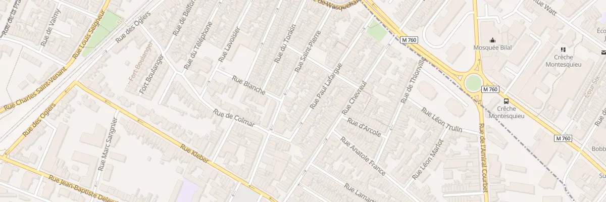 Plan du 25 Rue Paul Lafargue à Croix