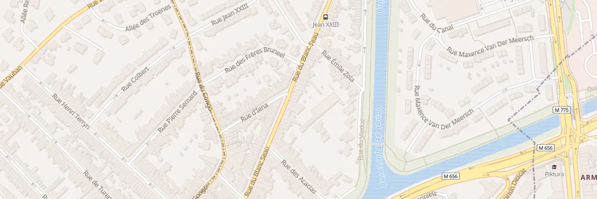 Plan du 243 Rue du Blanc Seau à Tourcoing
