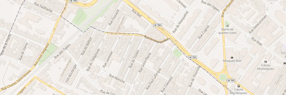 Plan du 5 Rue du Tonkin à Croix