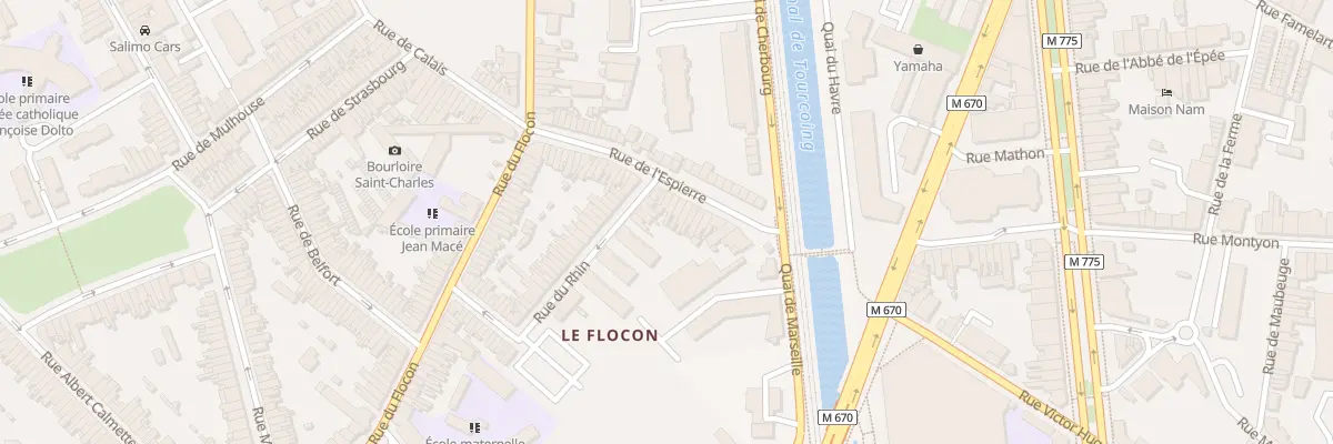 Plan du 34 Rue de l’ Espierre à Tourcoing
