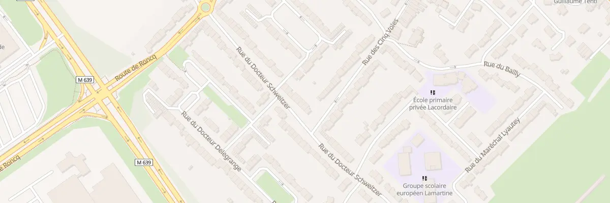 Plan du 87 Rue du Docteur Schweitzer à Neuville-en-Ferrain