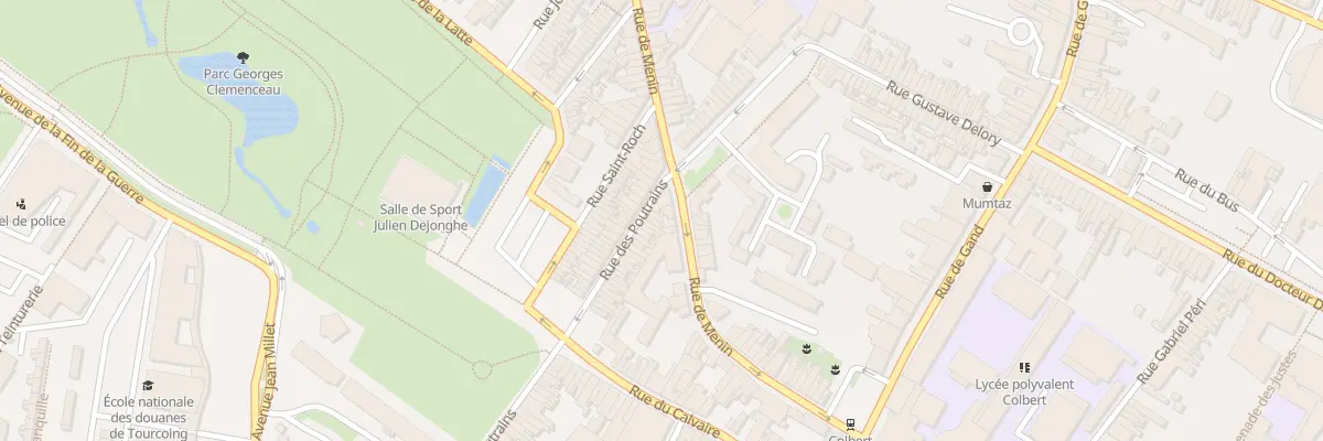 Plan du 188 Rue des Poutrains à Tourcoing