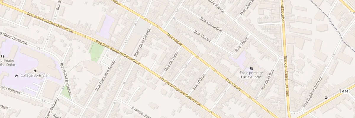 Plan du 26 Rue de Tunis à Croix