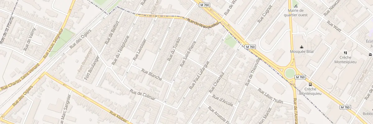 Plan du 74 Rue Saint-Pierre à Croix