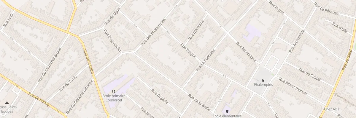 Plan du 61 Rue Turgot à Tourcoing