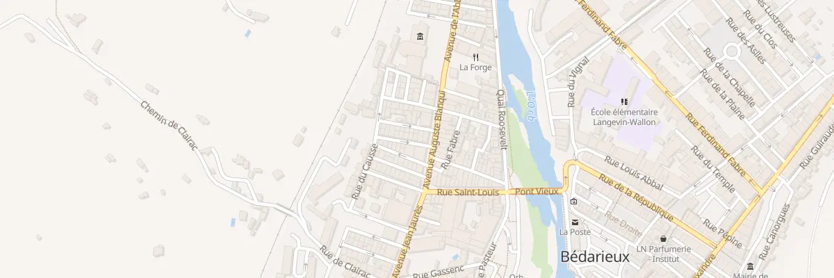 Plan du 4 Rue Saint Nazaire à Bédarieux