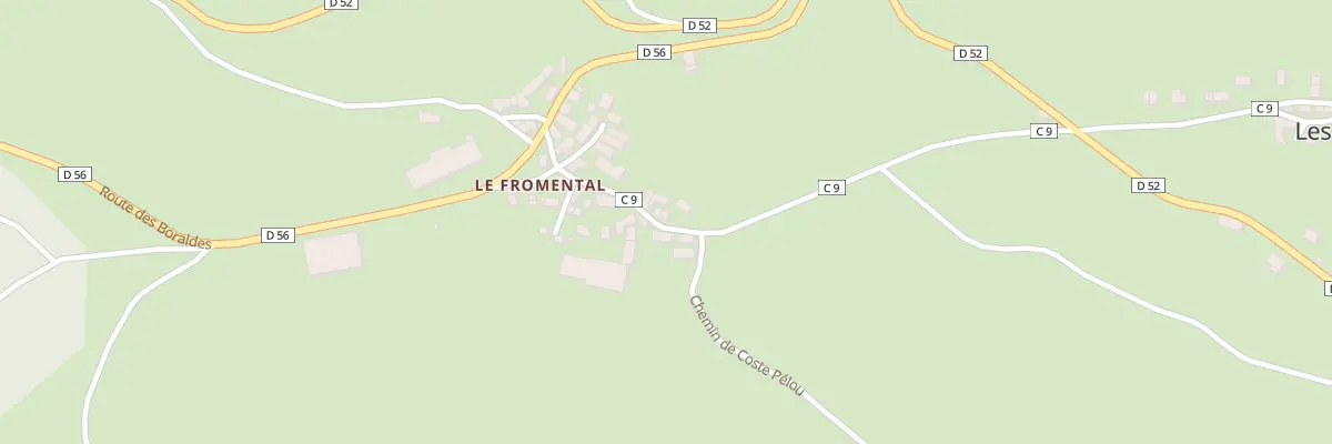 Plan du 13 Rue du Four du Fromental aux Salces