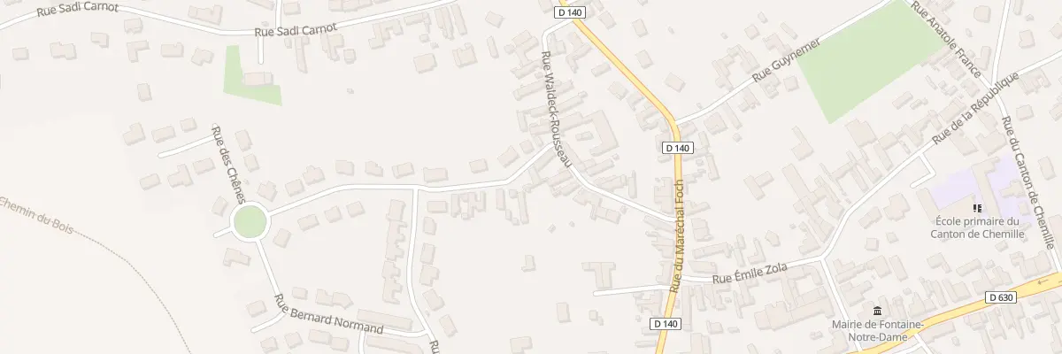 Plan du 1 Rue du Premier Mai à Fontaine-Notre-Dame
