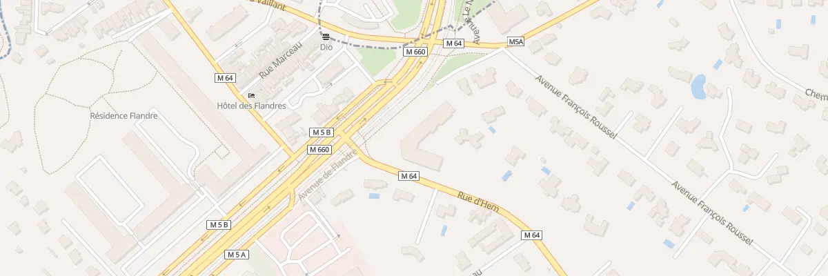 Plan du 1 Rue d’Hem à Croix