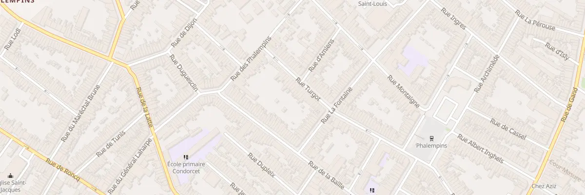 Plan du 63 Rue Turgot à Tourcoing