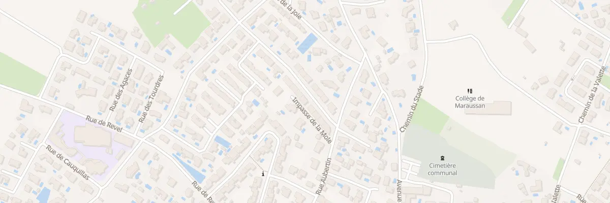 Plan du 71 Rue de l’Estornel à Maraussan