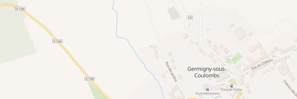 Plan du 9001 Rue des Jardins à Germigny-sous-Coulombs