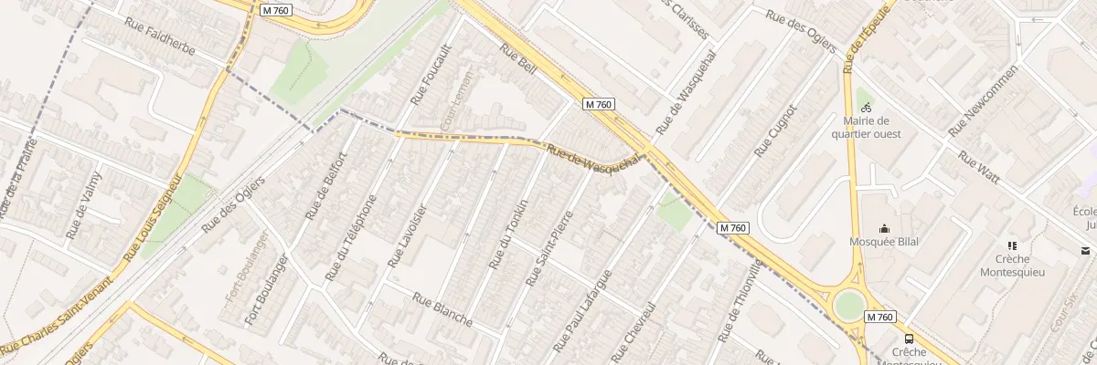 Plan du 1 Rue du Tonkin à Croix