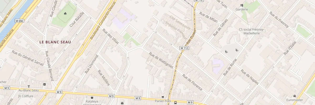 Plan du 24 Rue de Wattignies à Tourcoing