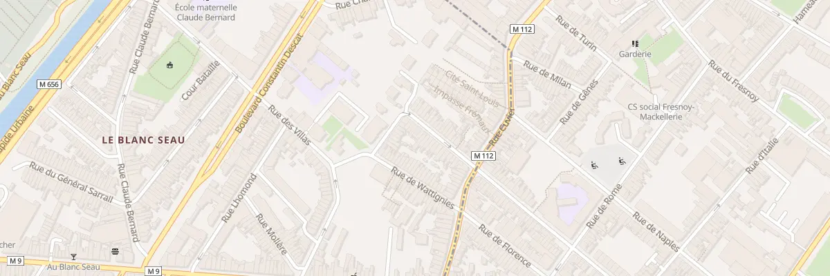 Plan du 27 Rue Solferino à Tourcoing
