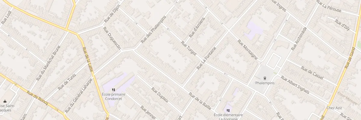 Plan du 57 Rue Turgot à Tourcoing