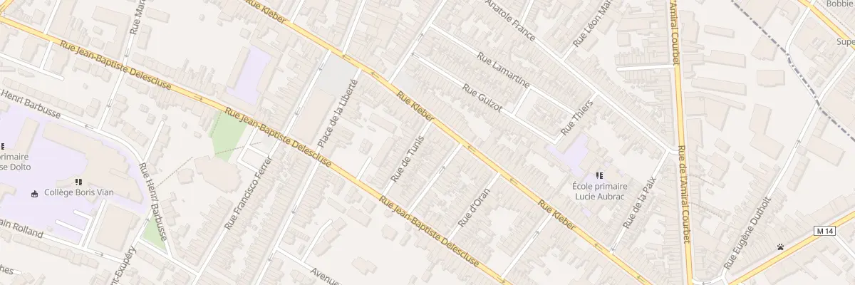 Plan du 32 Rue de Tunis à Croix