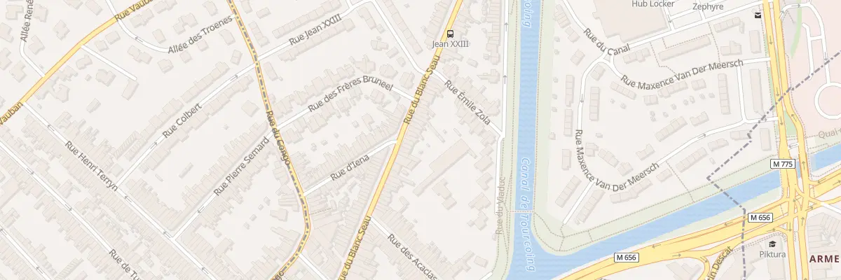 Plan du 237 Rue du Blanc Seau à Tourcoing