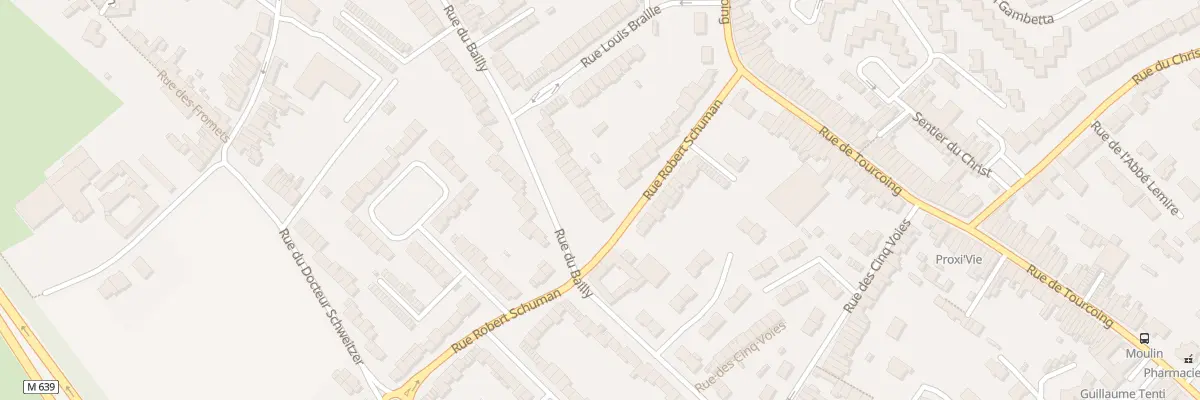 Plan du 89 Rue du Bailly à Neuville-en-Ferrain