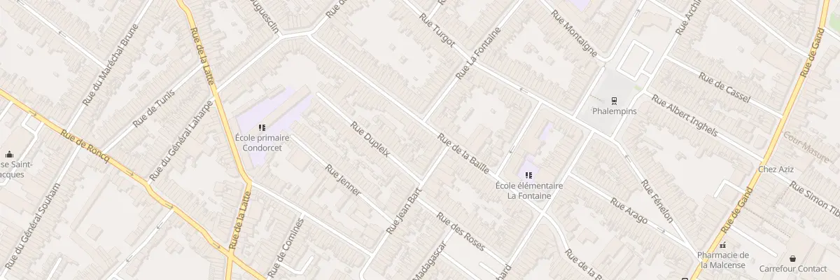 Plan du 143 Rue de la Baille à Tourcoing