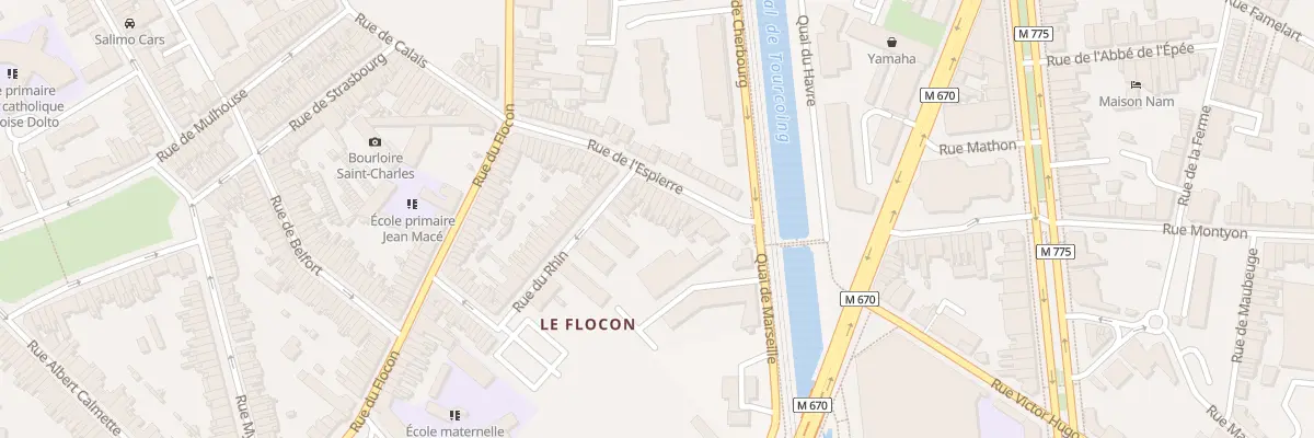 Plan du 38 Rue de l’ Espierre à Tourcoing