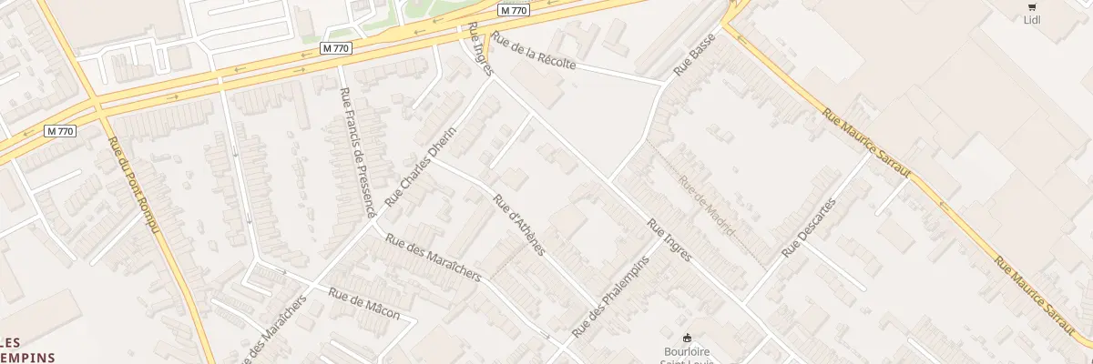 Plan du 185 Rue Ingres à Tourcoing