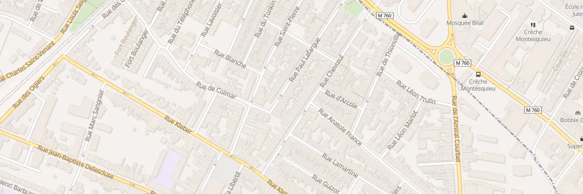 Plan du 16 Rue Paul Lafargue à Croix