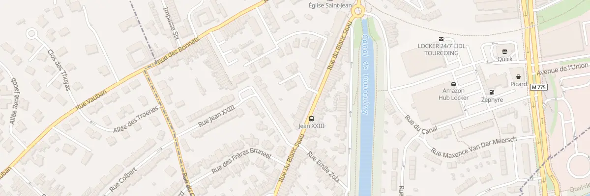 Plan du 182 Rue du Blanc Seau à Tourcoing