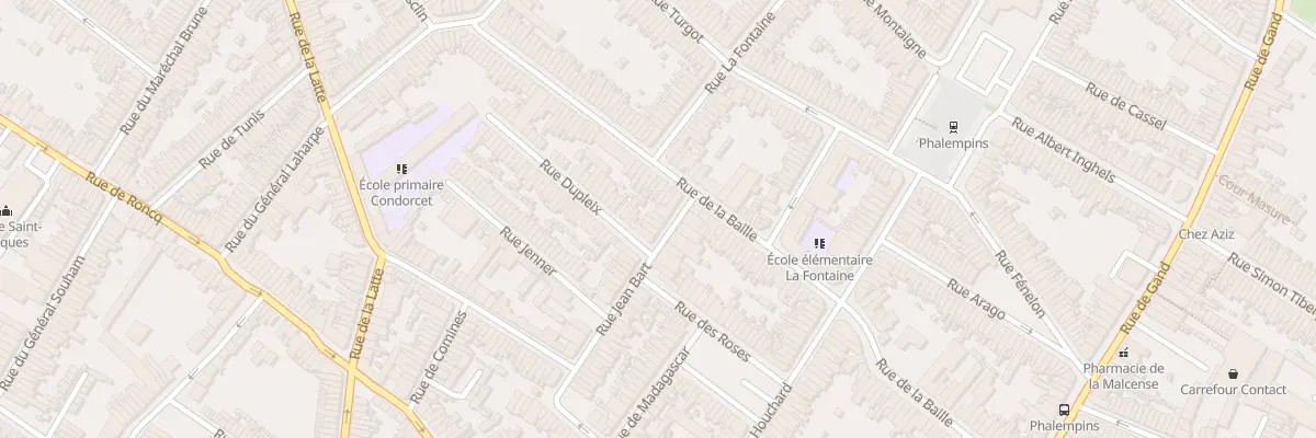 Plan du 49 Rue Jean Bart à Tourcoing