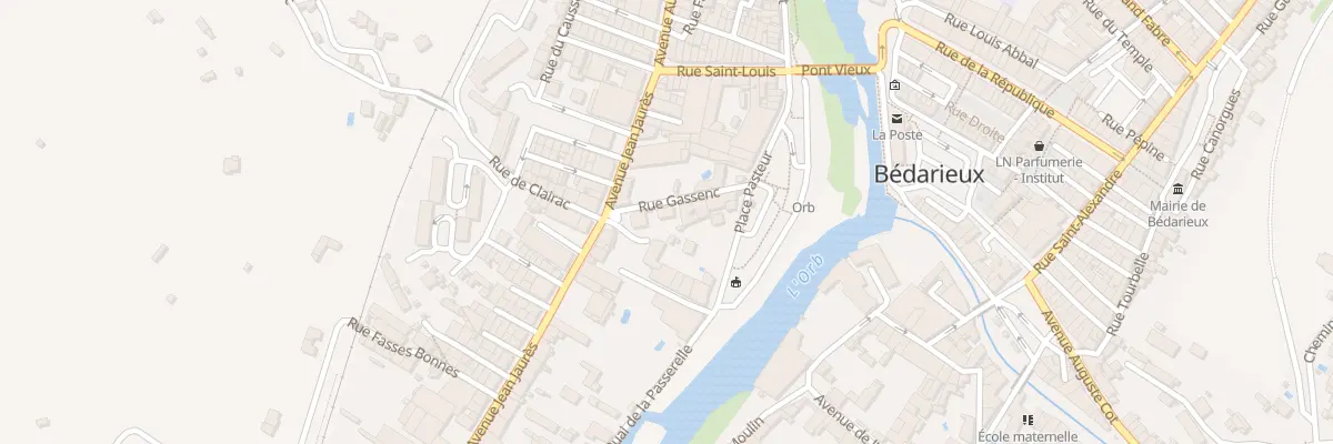 Plan du 5 Rue Gassenc à Bédarieux