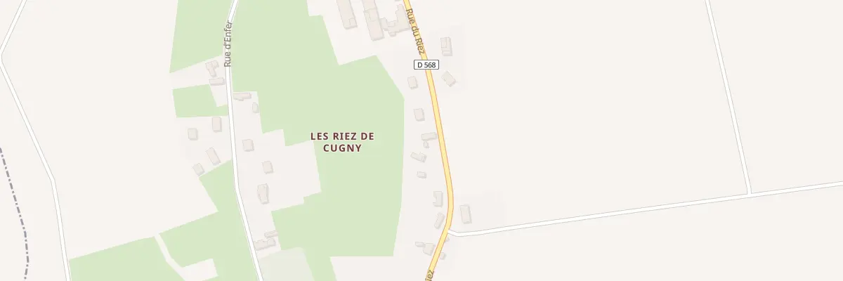 Plan du 478 Rue du Riez à Cugny
